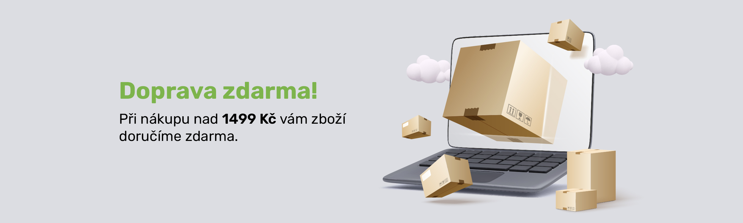 hero banner doprava zdarma CZ plantis